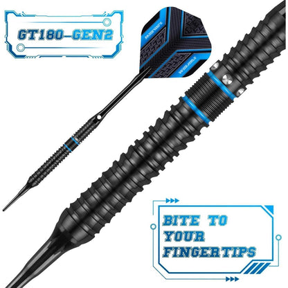 WIN.MAX 90% Tungsten Dartpfeile Stahl Darts 16-28g Schwarz