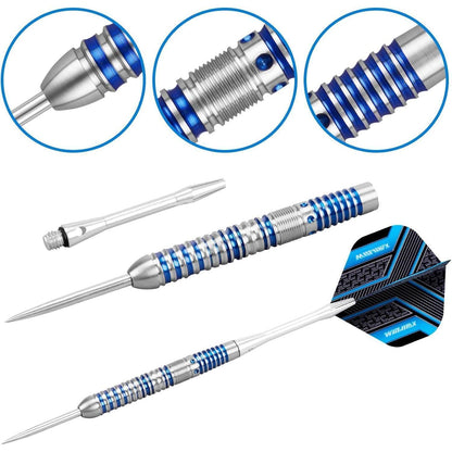 Dartpfeile 90% Tungsten 3 Stück 16-28g Metallspitze