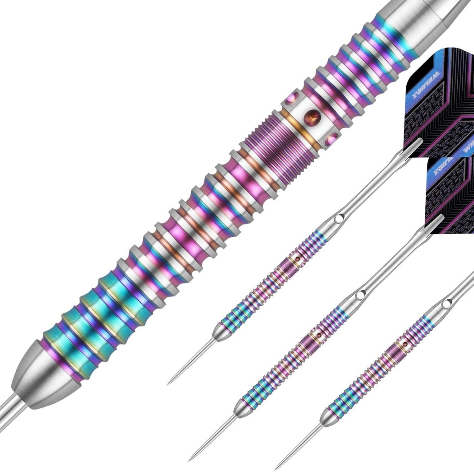 Professionelle Steel-Dartpfeile mit Metallspitze 90% Wolfram 22g