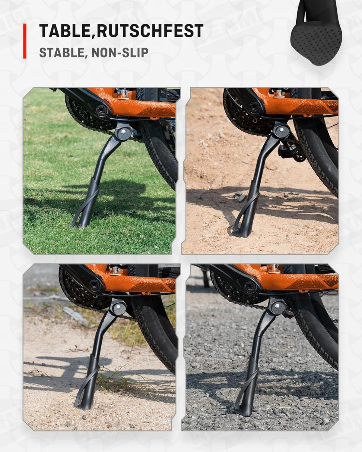 Fahrradständer Kinder 20-24 Zoll Höhenverstellbar Aluminiumlegierung