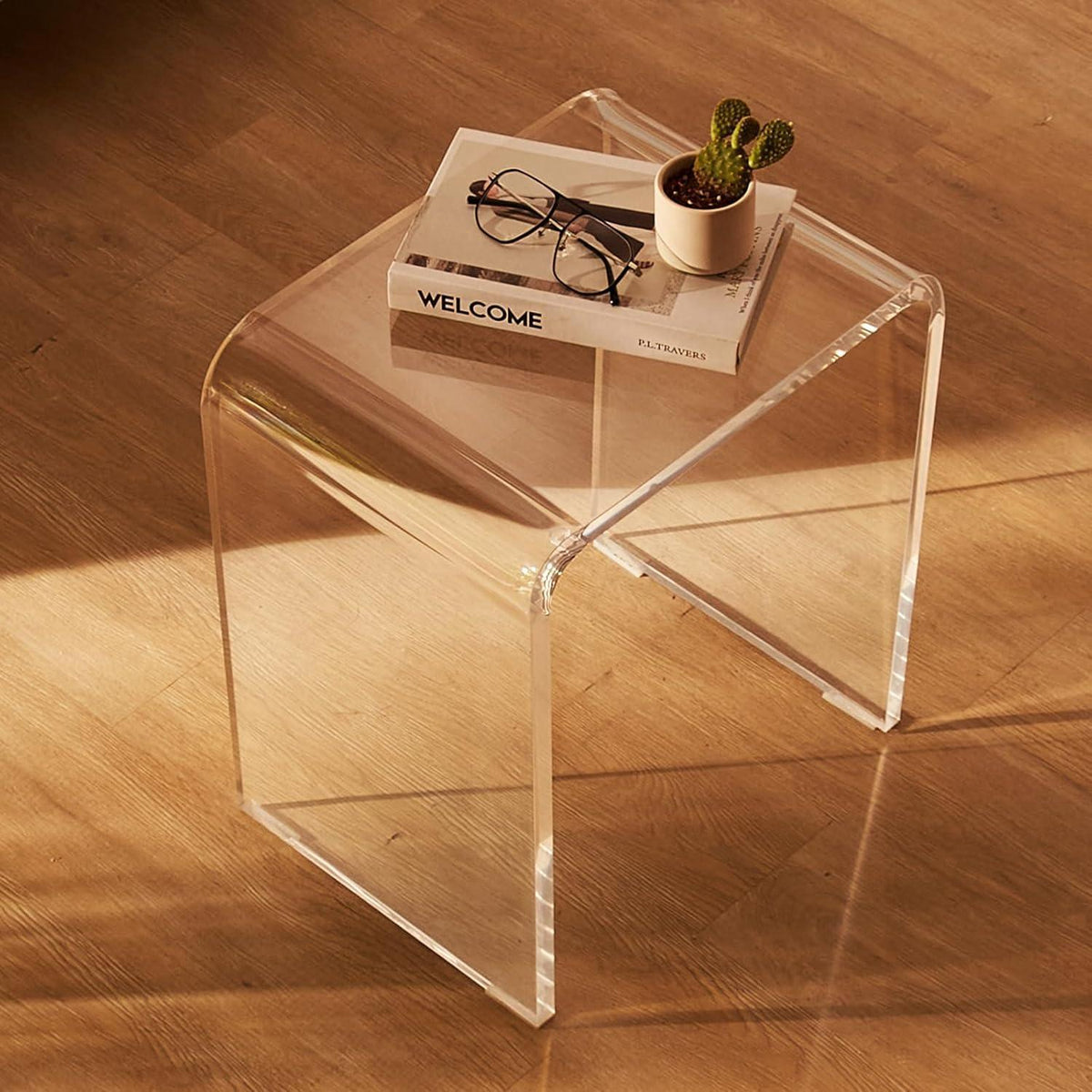 Acryl Beistelltisch – Transparenter Couchtisch für Wohnzimmer