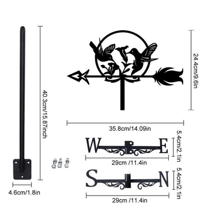 Kolibri Wetterhahn – Windfahne für Garten & Dach