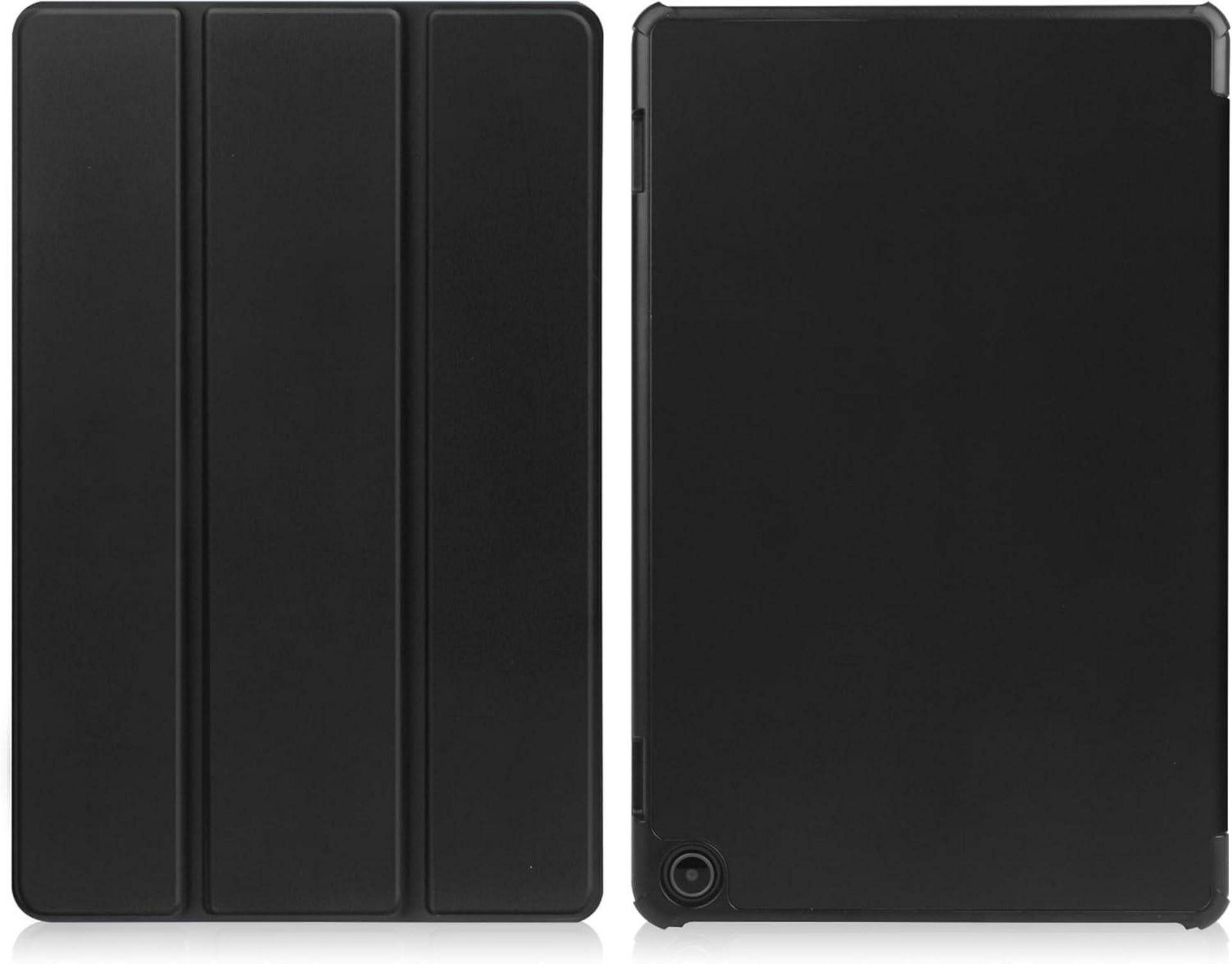 HoYiXi Fire HD 10 & 10 Plus 2023 Slim Leder Schutzhülle - Schwarz