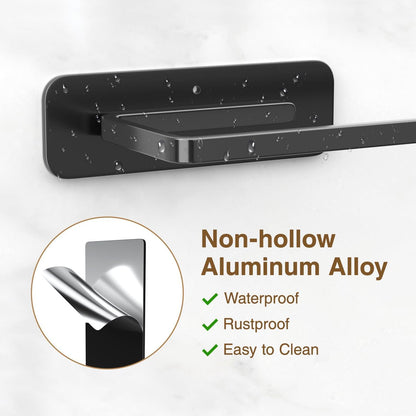 Schwarz Küchenrollenhalter Ohne Bohren Aluminium