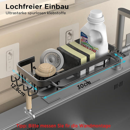 Küchen Spülbecken Organizer mit Handtuchhalter und Haken