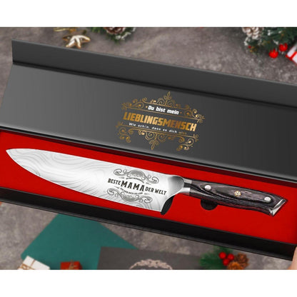 Küchenmesser Damaststahl Weihnachtsgeschenk