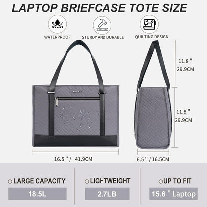 Laptop Handtasche Damen Laptoptasche 15,6 Zoll Aktentasche