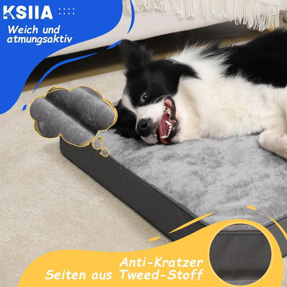 Orthopädisches Hundebett für Große Hunde XL 105x70x8 cm