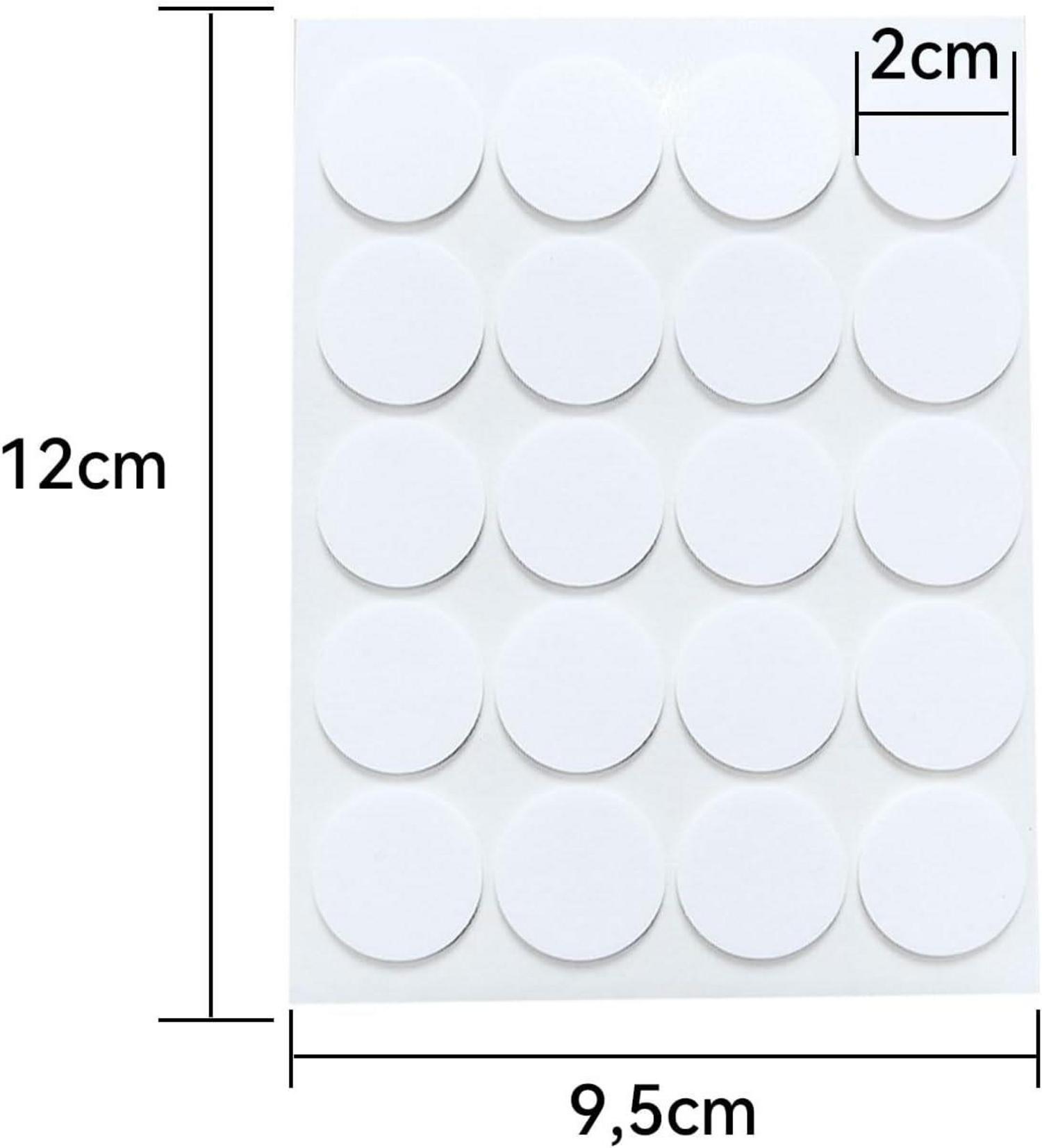 300 Stück Kerzendochtaufkleber 2cm Hitzebeständig