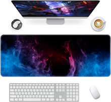 Gaming Mauspad XXL 800x300mm Rutschfeste Gummibasis Desk Mat Flamme