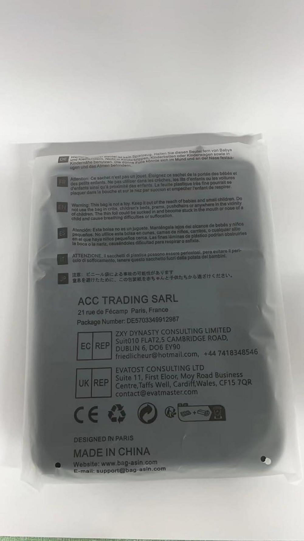 Laptop-Hülle 13-14 Zoll MacBook Air/Pro Schutzhülle Schwarz