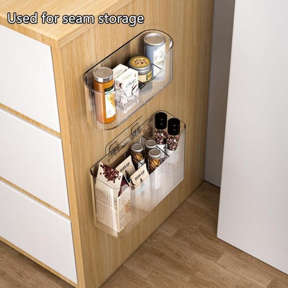 HQahnekme 2er Set Selbstklebende Aufbewahrungsboxen für Küchenschrank/Badezimmer/Kühlschrank
