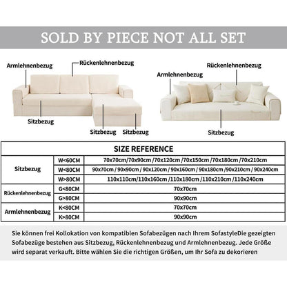Rutschfester Sofabezug – Samt-Überwurf für Sofa, Ecksofa, Hunde & Katzen