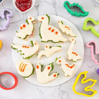 9er Set Dinosaurier Keks Ausstecher Edelstahl Kinder Dino Party