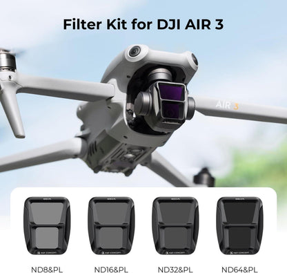K&F Concept Air 3 ND/PL Filter Set 4er Pack
