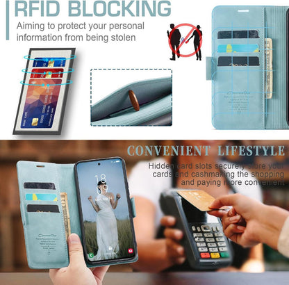 Samsung Galaxy S20 Hülle Leder Flip Case mit RFID und