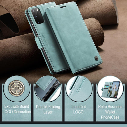 Handyhülle Samsung Galaxy S20 Premium Leder RFID Flip Case Magnet