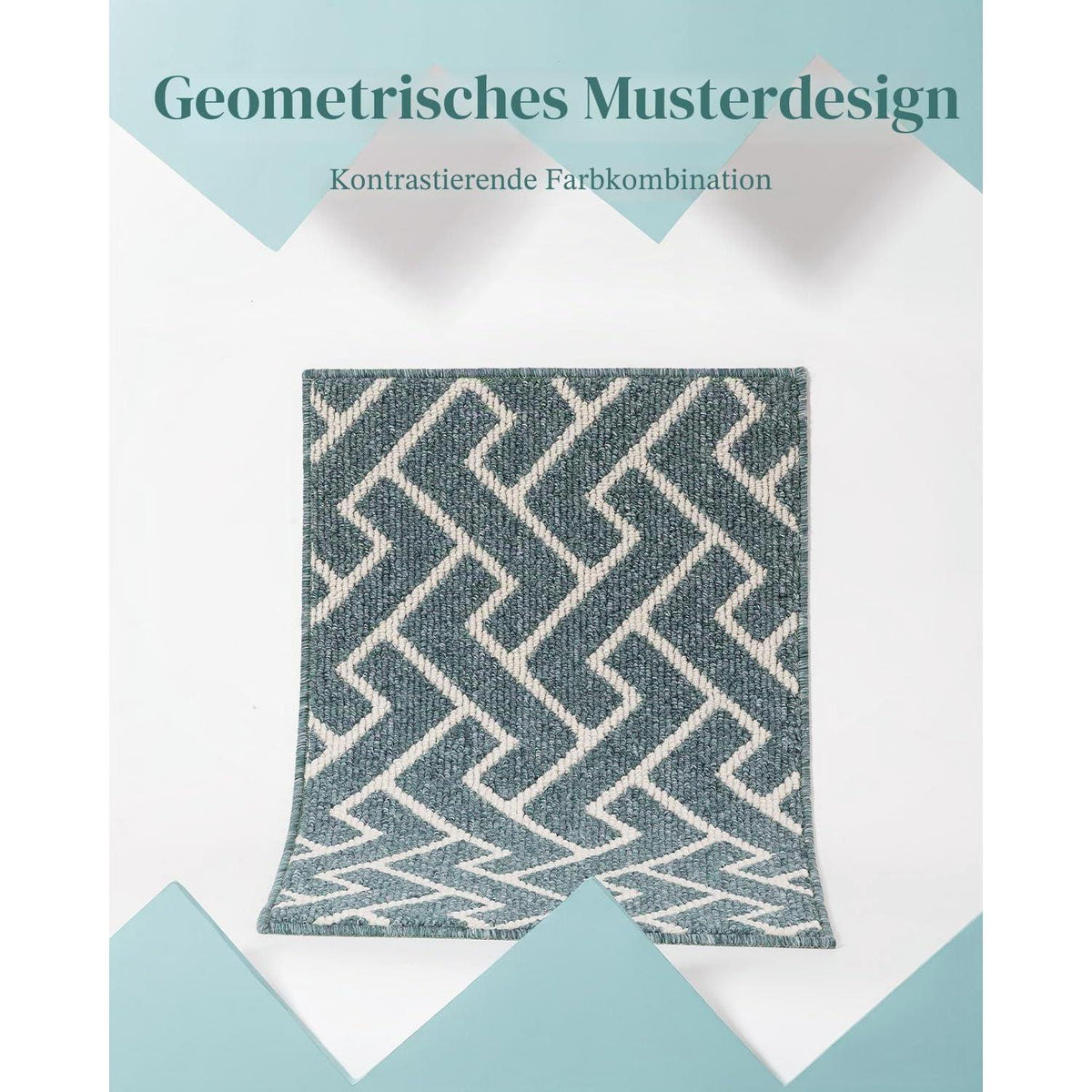 Schmutzfangmatte rutschfest 120x180 cm – Lake Blue