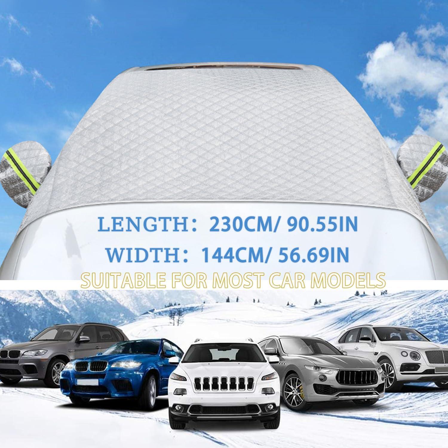Windschutzscheibe Abdeckung Schnee Eis Auto 4-Schicht-Schutz
