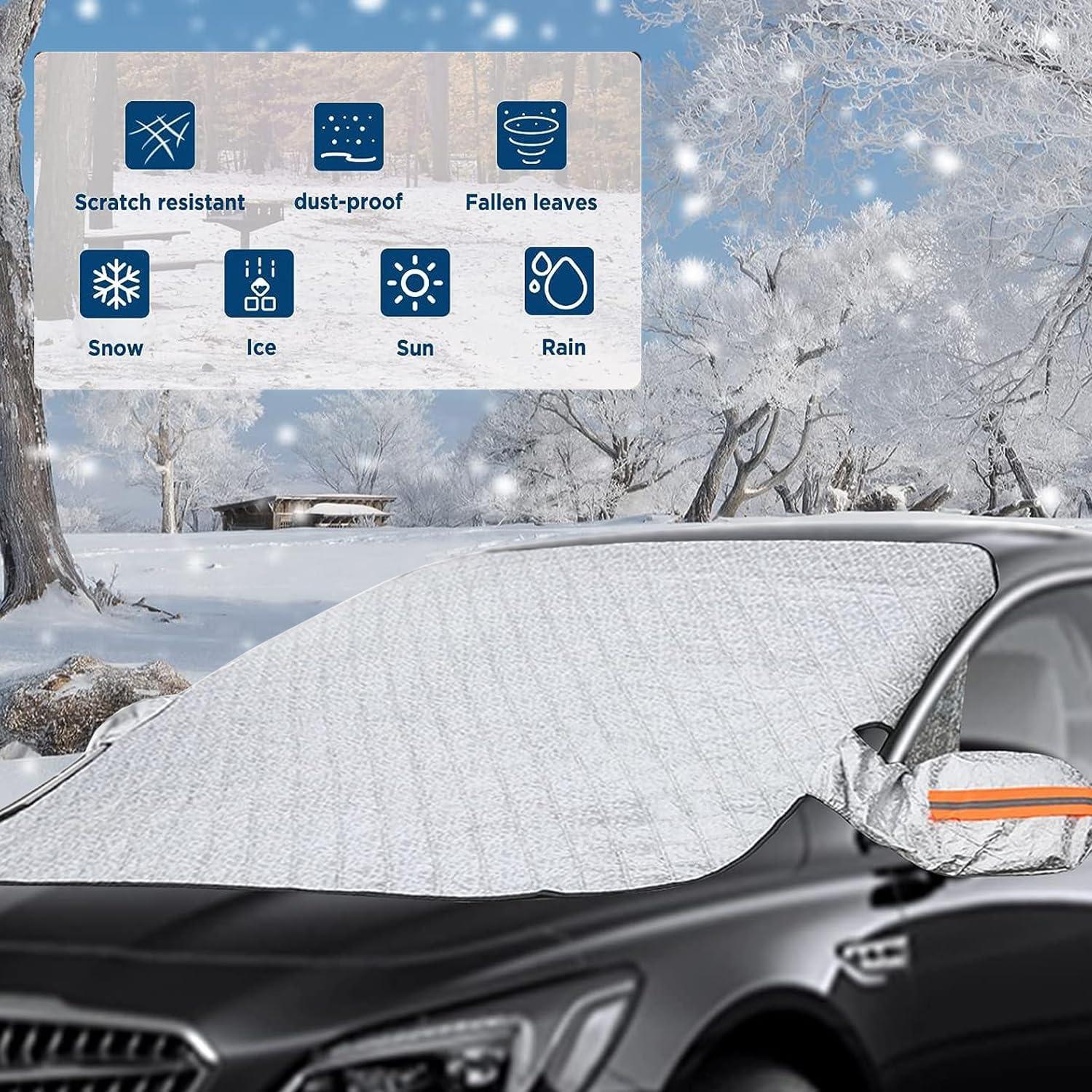Auto Frontscheibenabdeckung mit 9 Magneten Sonnenschutz Wintergegen