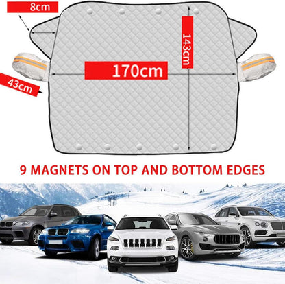Autoscheibenabdeckung mit 9 Magneten Windschutzscheibe Winter-Schutz