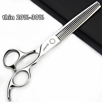 Professionelle Haarschneidemaschine Set mit Friseurschere (6,5-7,5 Zoll)
