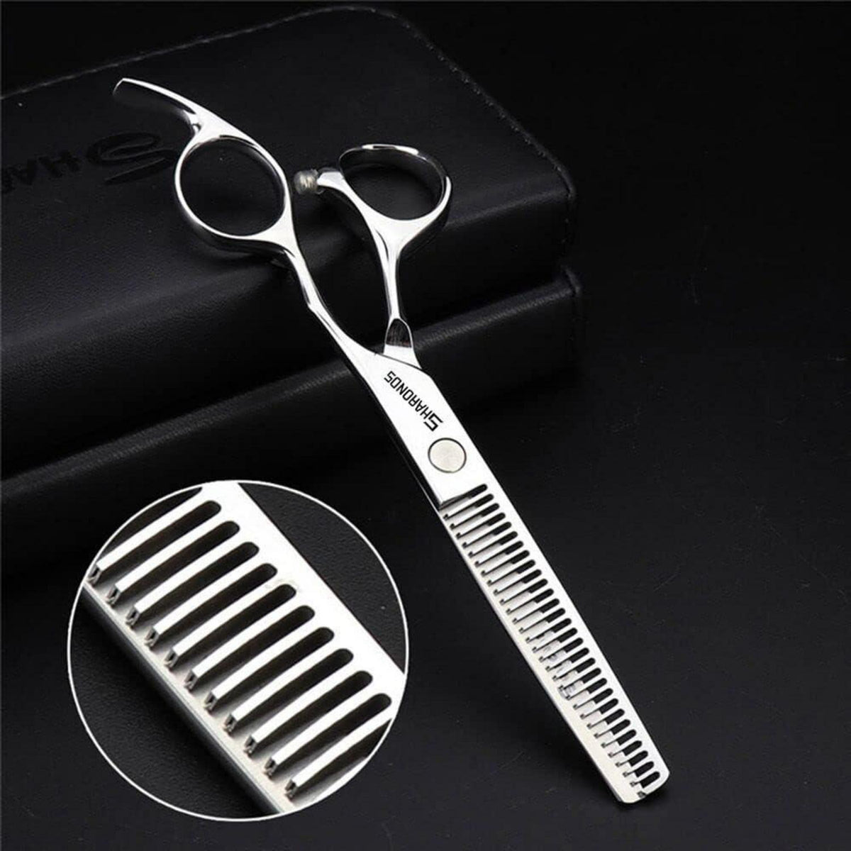 Professionelle Haarschneidemaschine Set mit Friseurschere (6,5-7,5 Zoll)