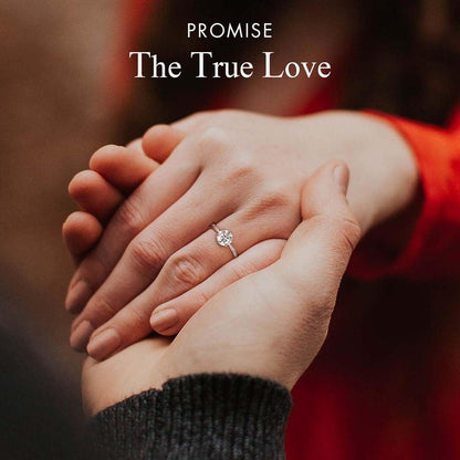 Moissanite Verlobungsring Damen 1,5 Karat Diamant Solitärring