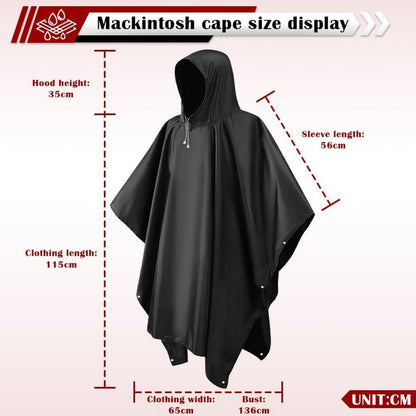 Regenponcho Wasserdicht Atmungsaktiv Eva Unisex für Outdoor