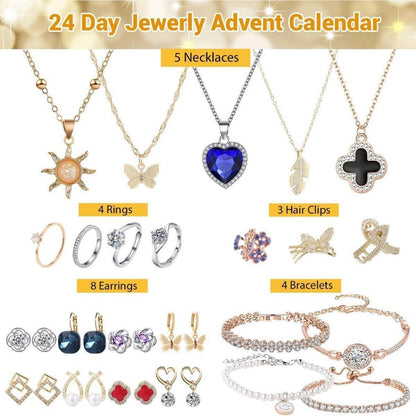 Adventskalender für Frauen 2026 Schmuck Weihnachten Charms