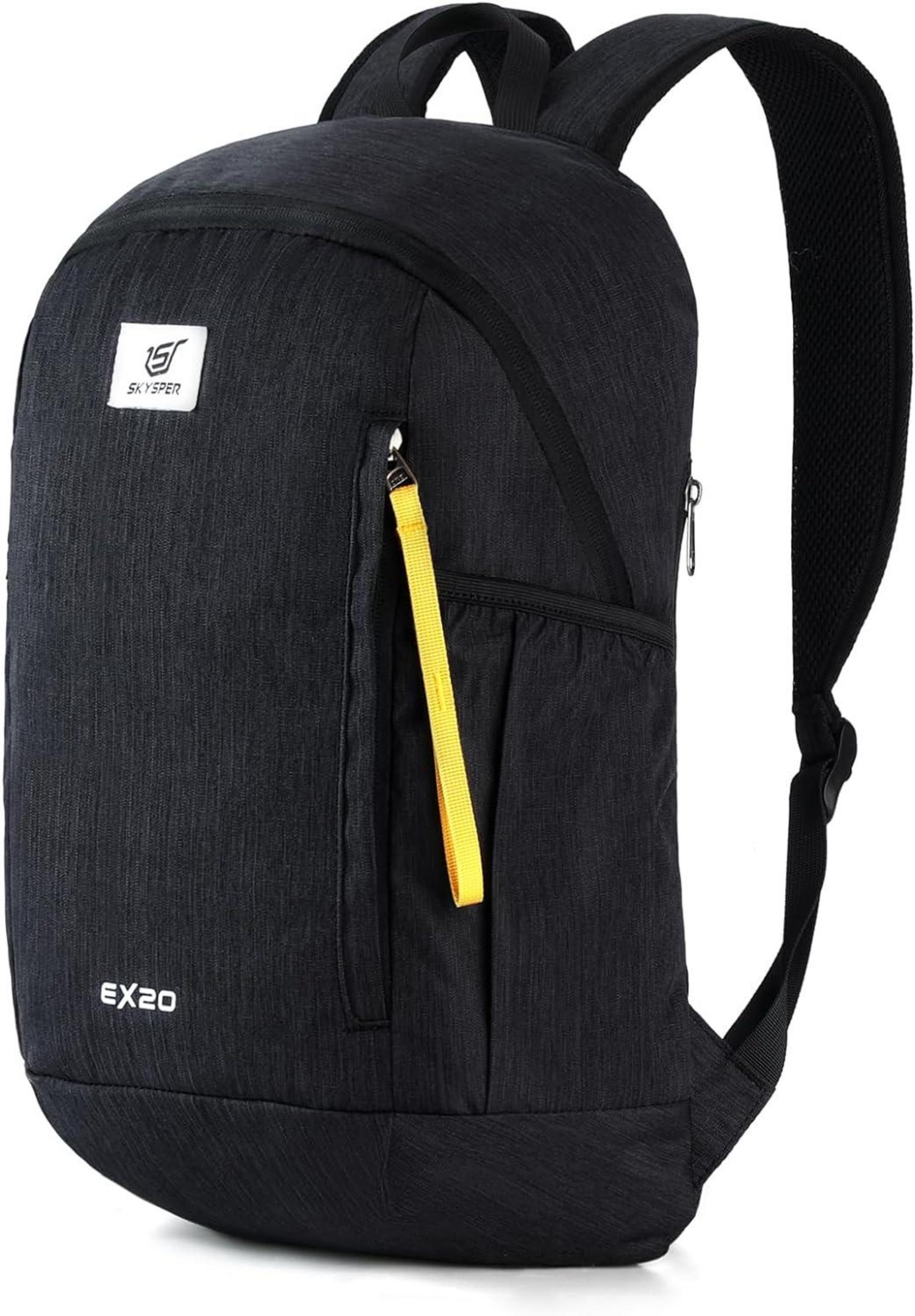 Leichter 20L Outdoor-Rucksack für Herren - Schwarz