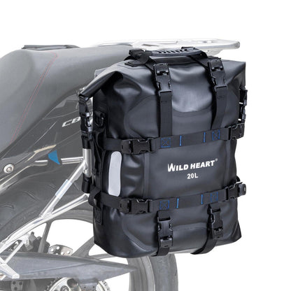 Wasserdichte Motorrad Seitentasche 20L Edelstahl Federung