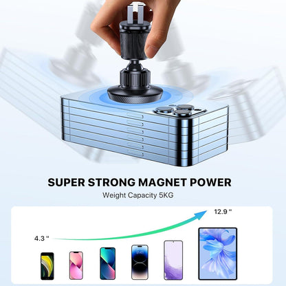 Handyhalterung Magnet Auto Stahl-Doppelhaken Lüftung 6 Magnet 2 Metallplatte