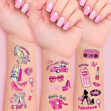 10x Rosa Prinzessin Einhorn Mädchen Kindertattoos