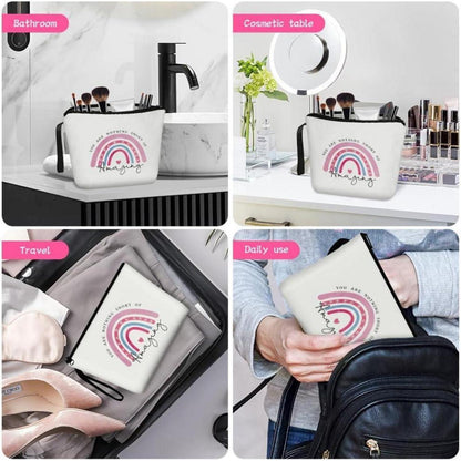 Canvas Kosmetiktasche Damen Make Up Travel Organizer