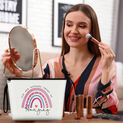 Canvas Kosmetiktasche Damen Make Up Travel Organizer