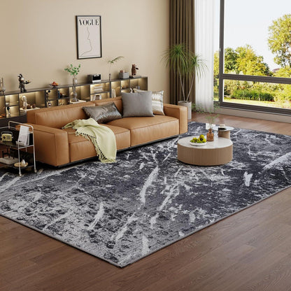 Teppich Kurzflor Moderner Flauschiger Abstraktion Wohnzimmer