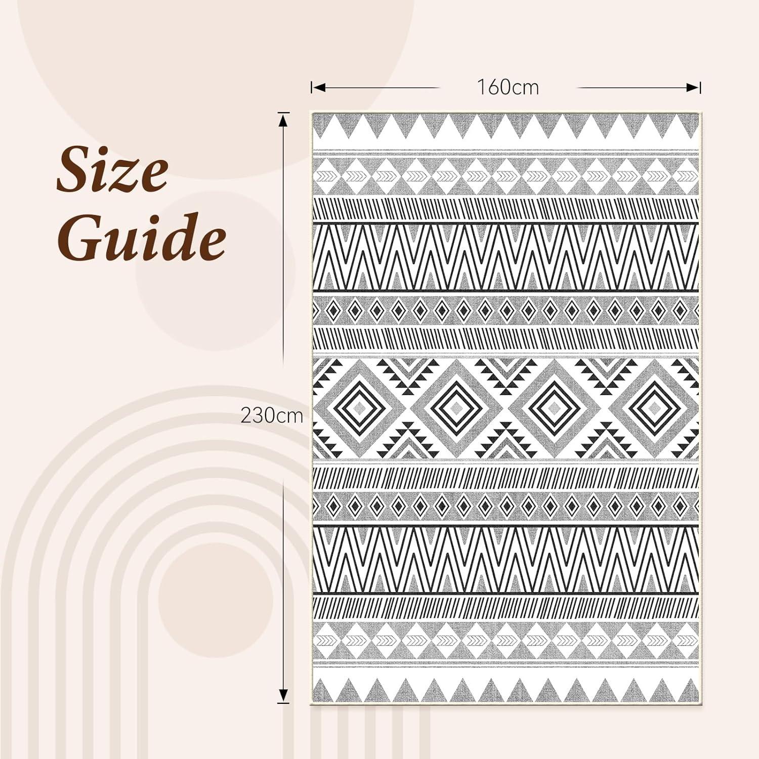 Moderne Vamcheer Teppich 160x230 Grauschwarz, Geometrisches
