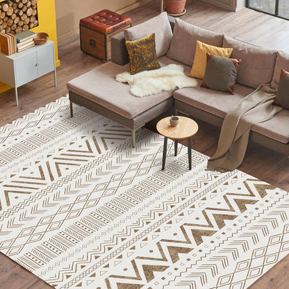 Modernes Teppich Vintage-Optik Boho Style Beige 200x300cm