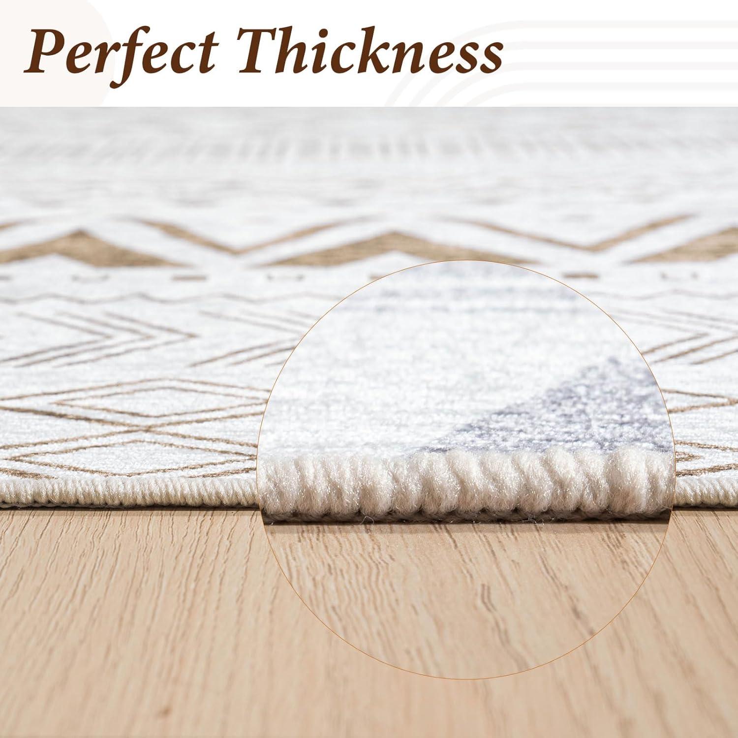 Modernes Teppich Vintage-Optik Boho Style Beige 200x300cm