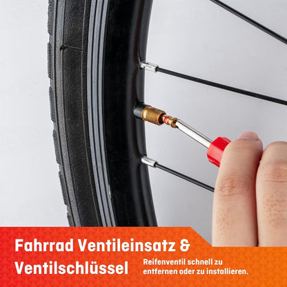 HENMI Fahrrad Flickzeug Reparaturset Reifenreparaturkleber Patch Metallhebel