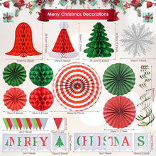 Weihnachtsdeko Set für Innen - Banner, Girlande, Papierdeko