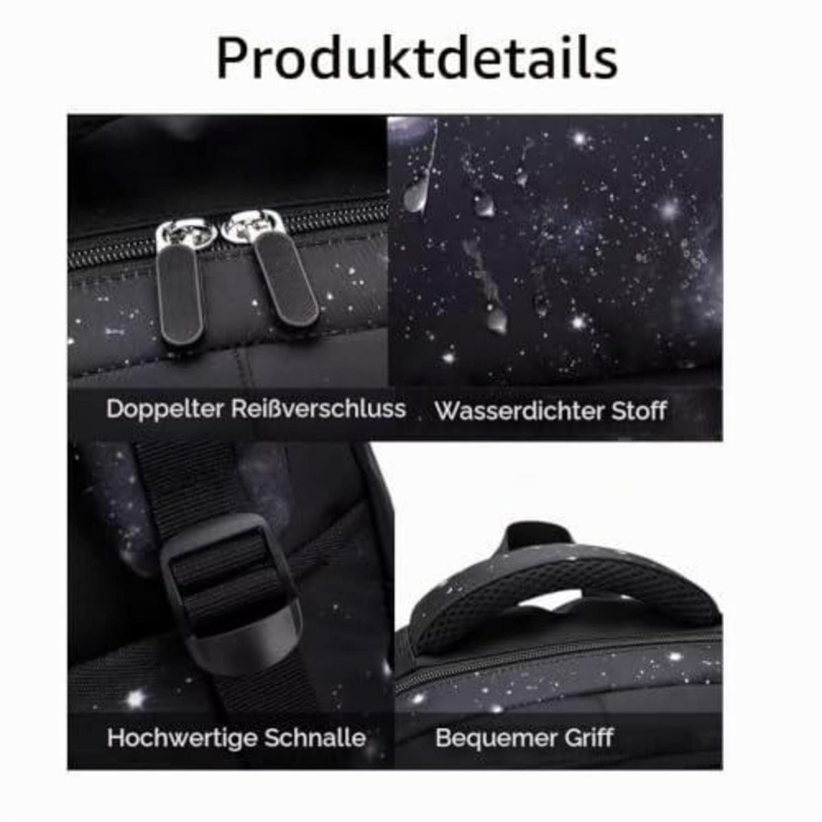Schulrucksack Jungen Trolley Set mit Lunch Tasche & Federmäppchen Dunkelblau