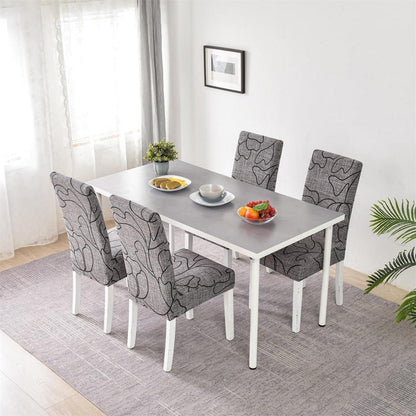 Stuhlhussen 6er Set – Stretchbezüge für Esszimmerstühle