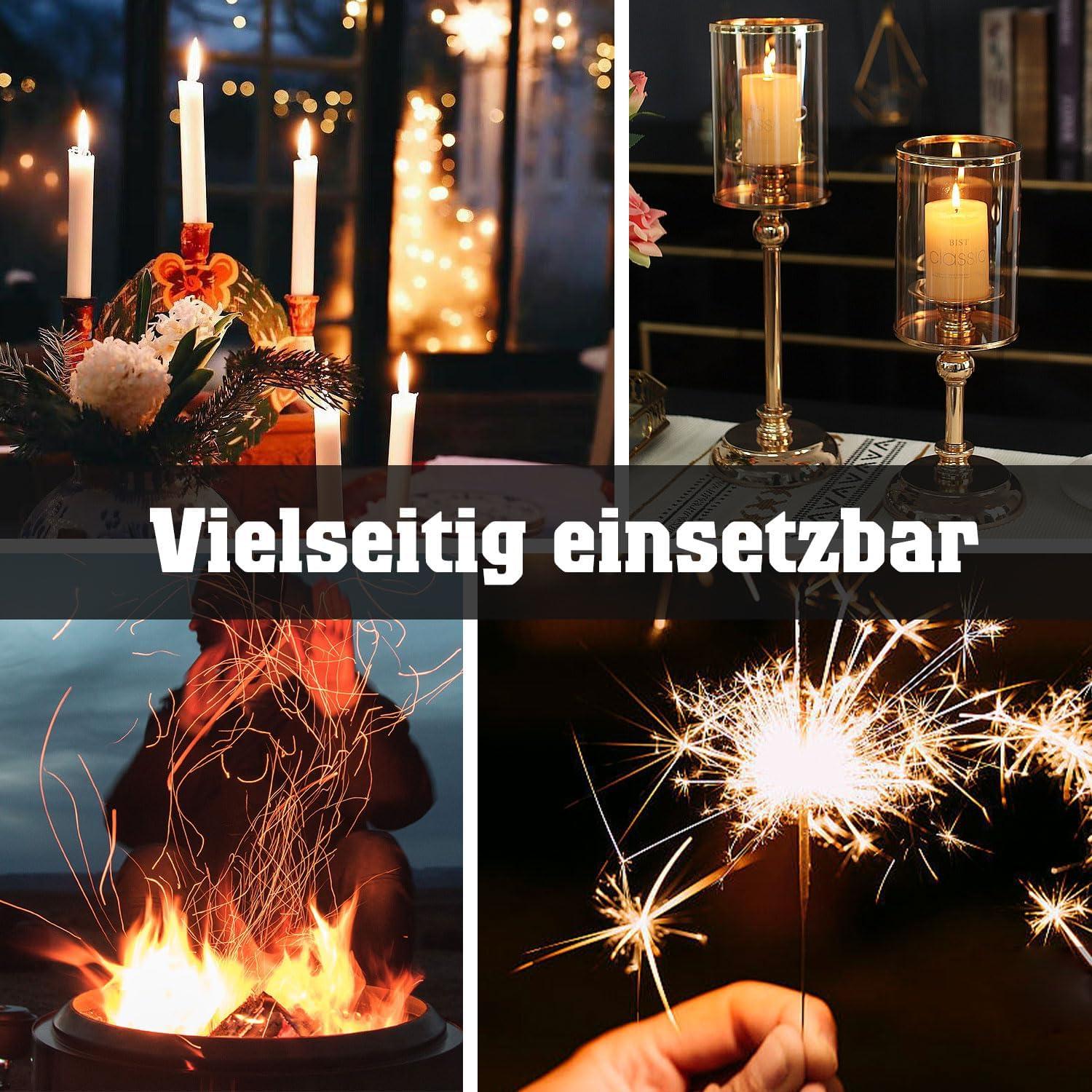 Elektrisches Stabfeuerzeug Schwarz USB Feuerzeug Lang Flexibel LED-Anzeige