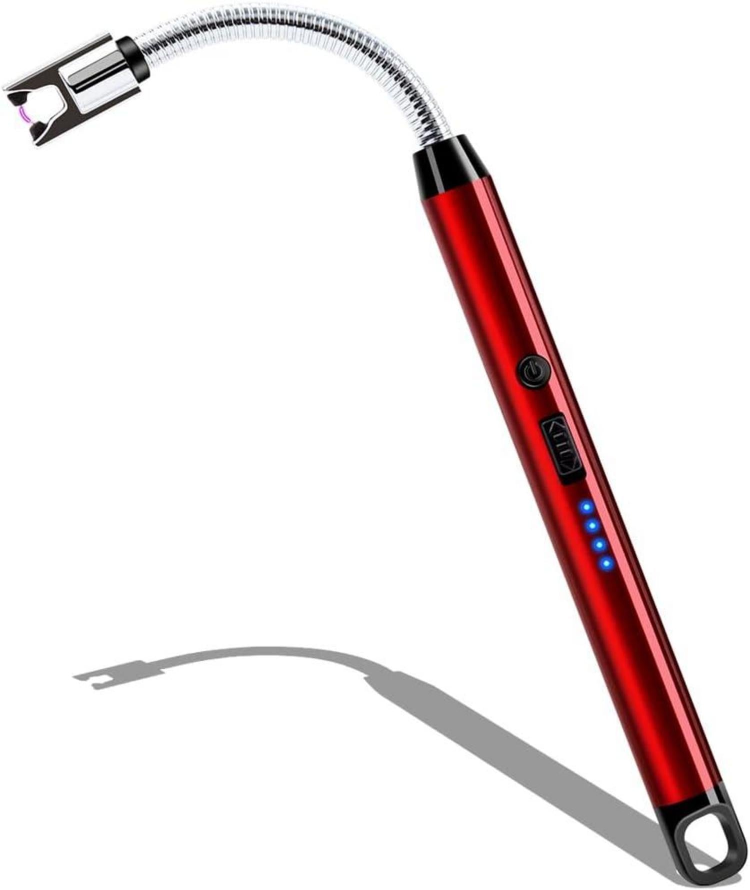 Stabfeuerzeug mit flexiblem Hals, USB, winddicht