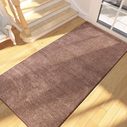 Schmutzfangmatte Lang 80x178 cm – Rutschfest & Waschbar Braun
