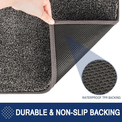 Schmutzfangmatte 60x150cm rutschfest waschbar absorbierend Fußmatte Eingang