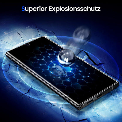 Samsung Galaxy S23 Ultra Blickschutz Schutzfolie 7H Anti-Spy 2 Stück