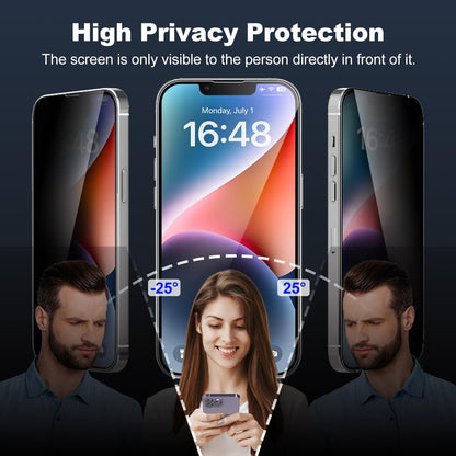 iPhone 13 Pro/14 Privatsphäre Panzerglas 6,1 Zoll 2er Pack
